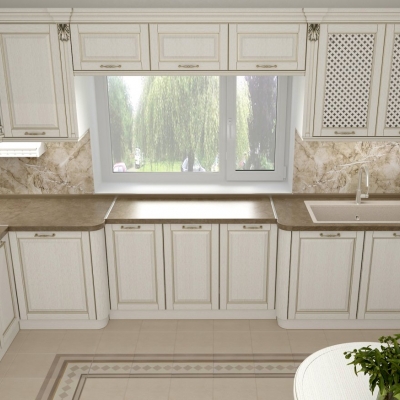 Bucătării MDF furnir