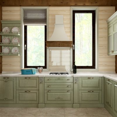 Bucătării din lemn