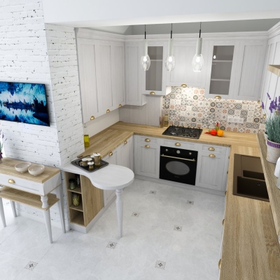 Bucătării din lemn