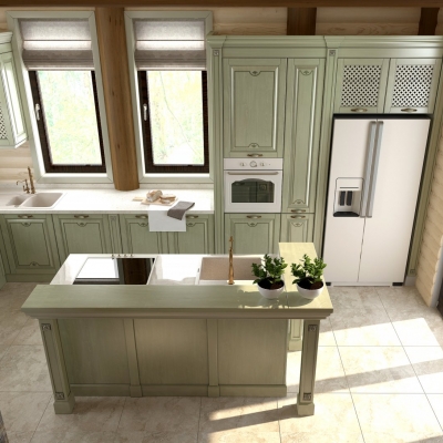 Bucătării din lemn