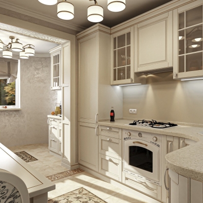 Bucătării MDF furnir