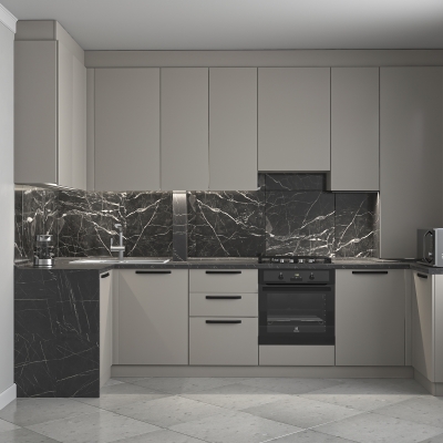 Bucatarie din MDF vopsit