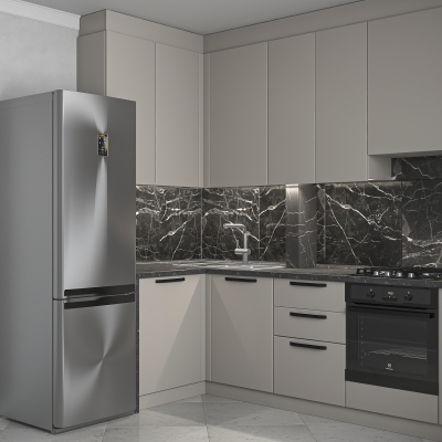 Bucatarie din MDF vopsit