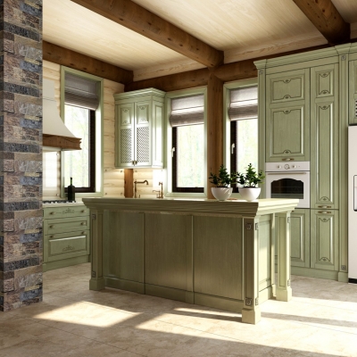 Bucătării din lemn