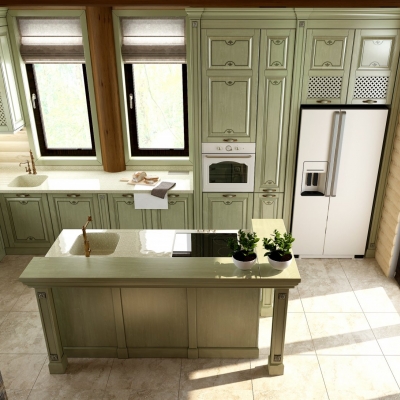 Bucătării din lemn