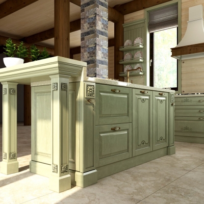 Bucătării din lemn